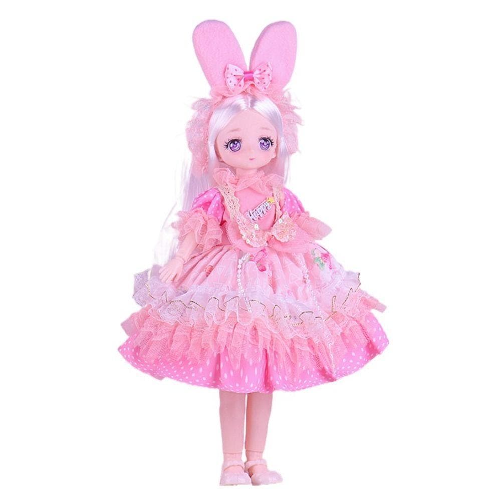 Brinquedo De Vestir DIY Para Meninas , Boneca Articulada Removível , Bjd De 30 Cm , Olhos Atraentes