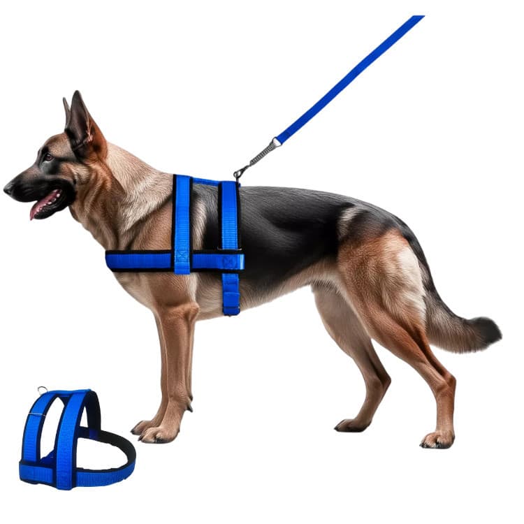 Coleira Peitoral com Guia Adaptador para Doberman e Pit Bull: Controle e Conforto para Cães de Grande Porte