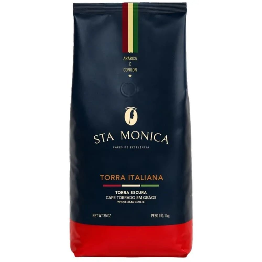 Café Santa Mônica Torra Italiana em Grãos 1kg