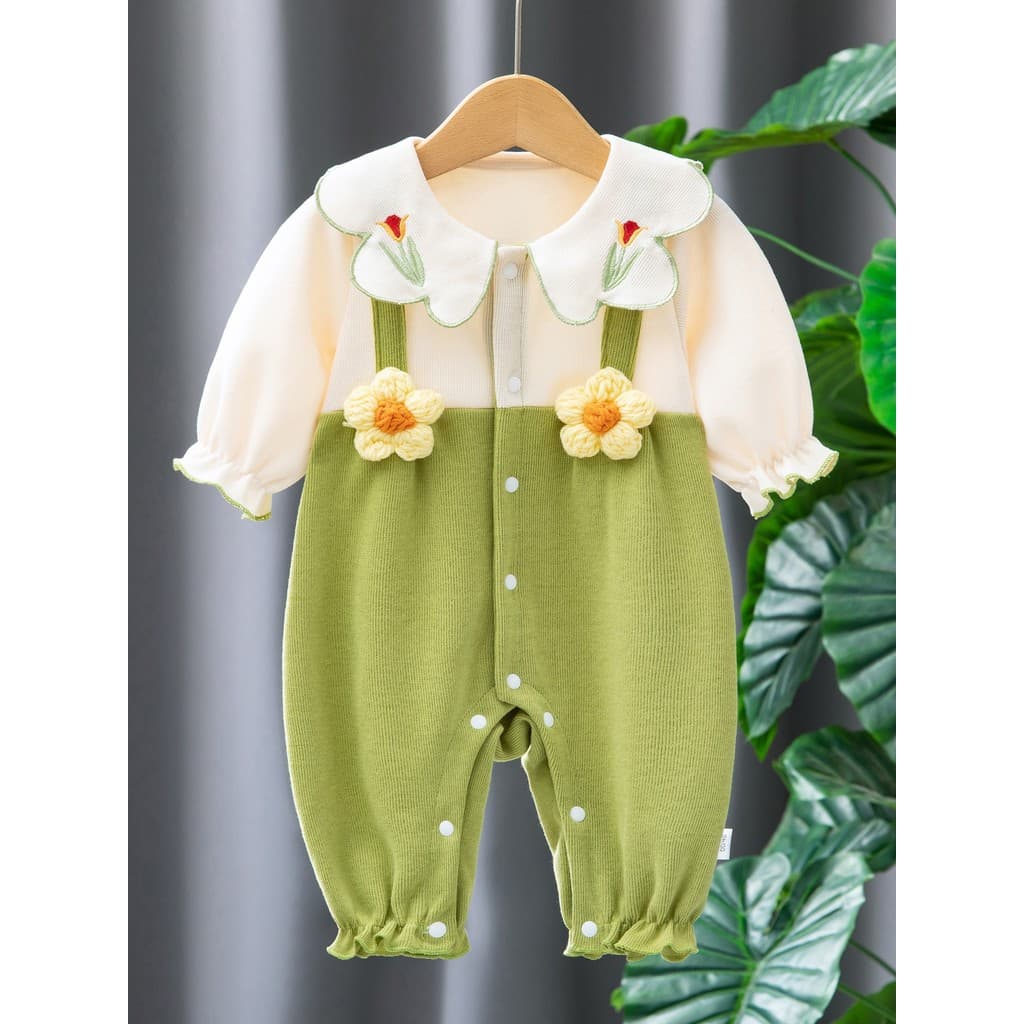 Mês inteiro roupas de bebê roupas de outono bebê menina macacão bonito princesa Outing roupas cem dias recém-nascido pri