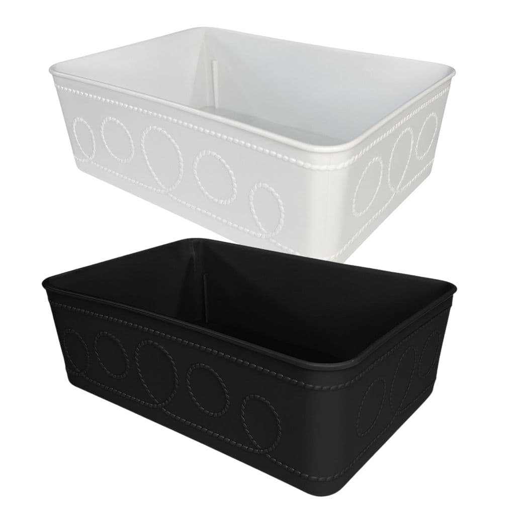Kit Cesto Organizador 6/10 Unidades Gaveta Banheiro Maquiagem Cozinha Multiuso Modular Geladeira