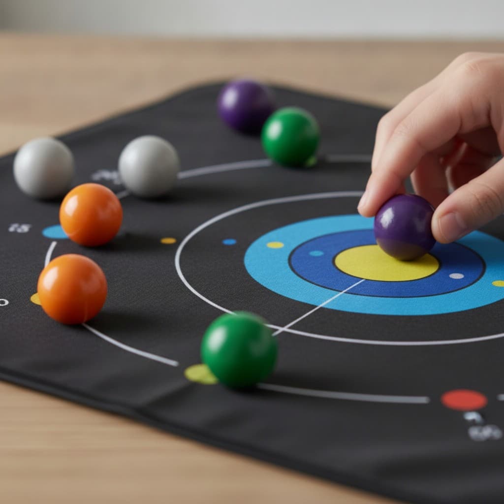 Jogo De Tabuleiro Piscando Com Bolas De Pano Fácil De Aprender , Seguro De Longa Duração Para Famílias , Festas , Jogos 