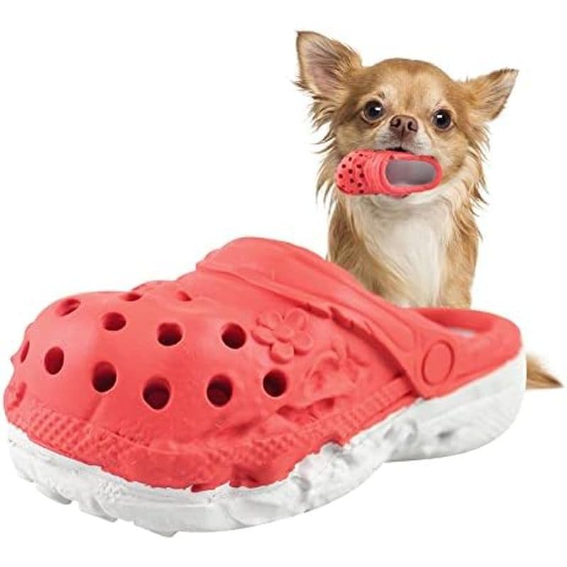 Brinquedo Para Mastigar Cachorro , De Chinelo De Borracha Durável Filhotes , Brinquedos Resistentes Cães Treinamento E L