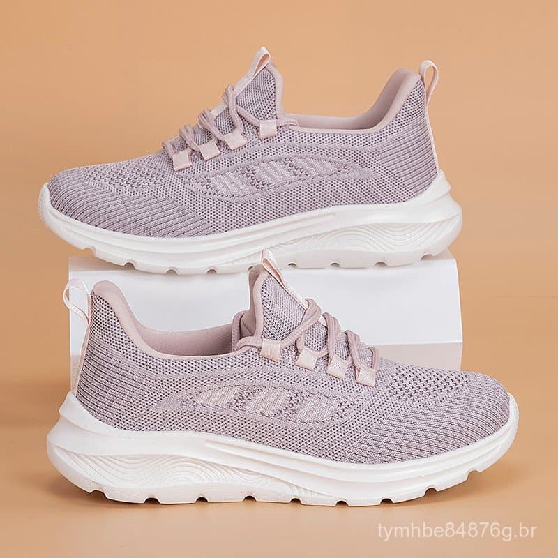 Calçados Esportivos Femininos Para Idosos , Sapatos De Caminhada Fitness , Outono Confortável