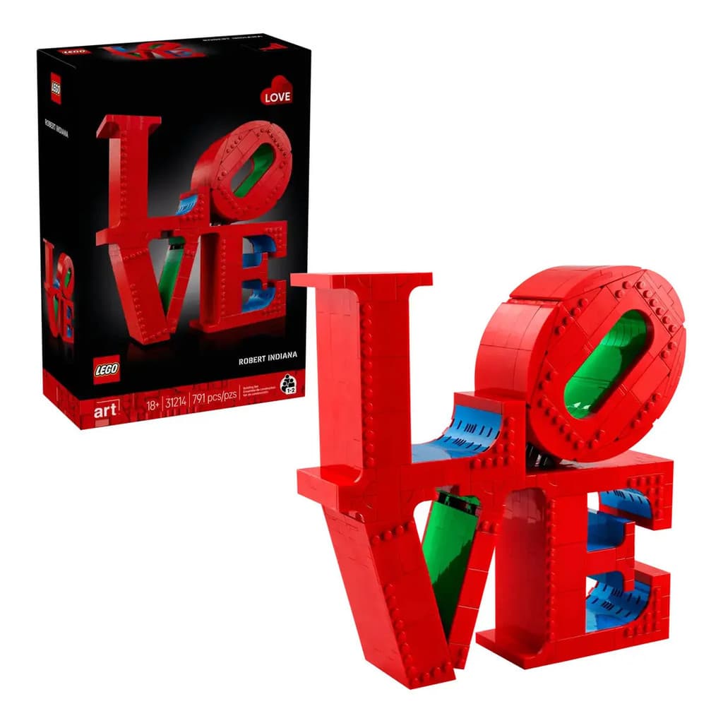 Lego Art Love Modelo 31214 - 791 Peças Para Montar 791