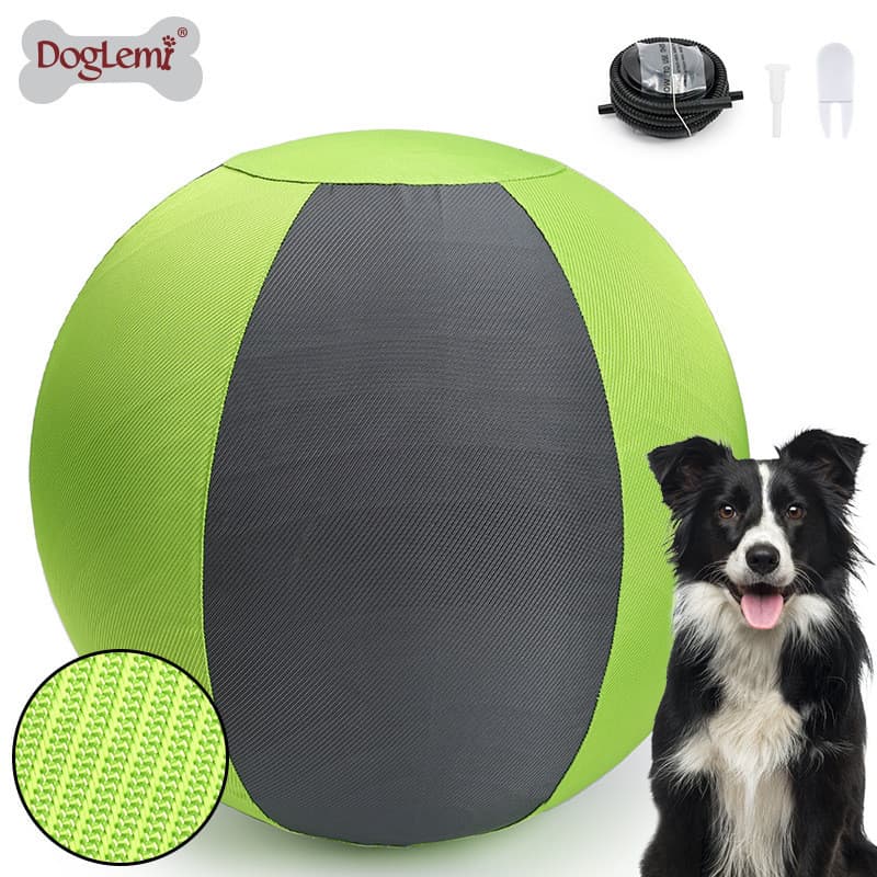 Bola de brinquedo para cachorro, bola inflável para alívio do tédio, brinquedo para limpeza de dentes de animais de esti
