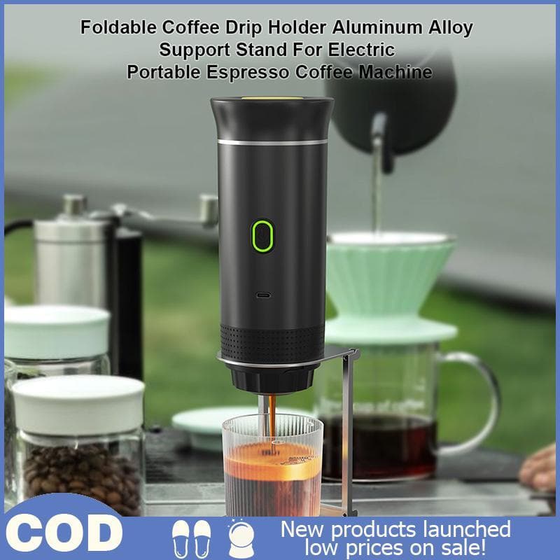 Hot > Suporte Para Cafeteira , Portátil E Dobrável Máquina De Café Expresso De Escritório Com Base