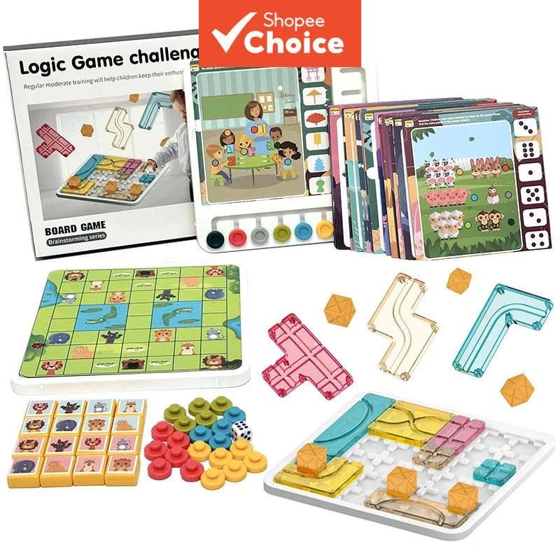 Quebra-Cabeça Cubo Jogo De Tabuleiro Festa De Família Lógica Cérebro Teaser Mesa Educacional Interativo Pai Criança Brin