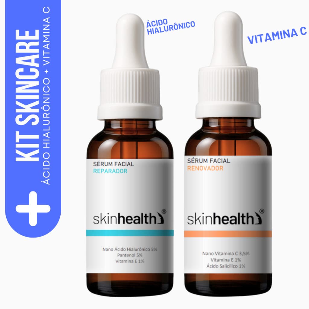 Ácido Hialurônico + Vitamina C Skinhealth Sérum Reparador e Renovador 30ml