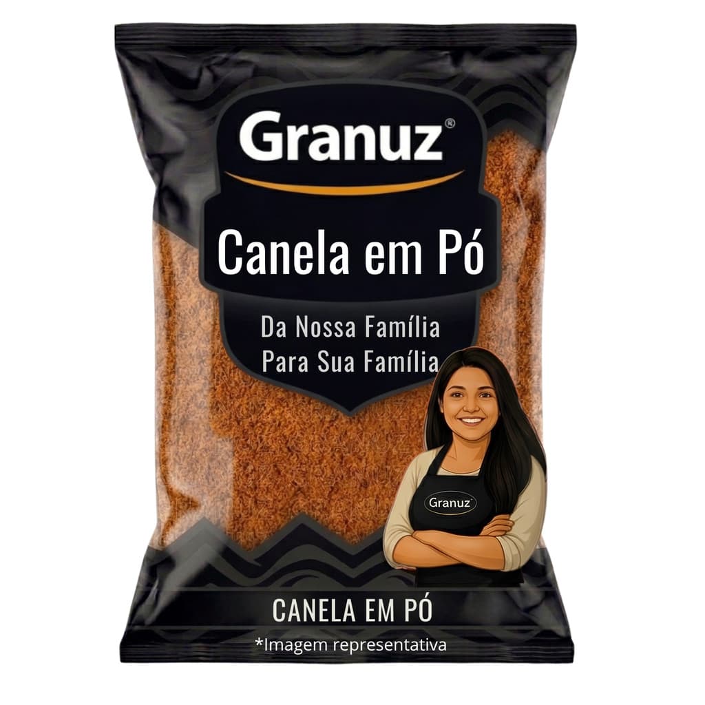 Canela em Po 2Kg 1Kg 500g 250g Granuz Pura Moida Sem Aditivo a Granel [Envio HOJE]