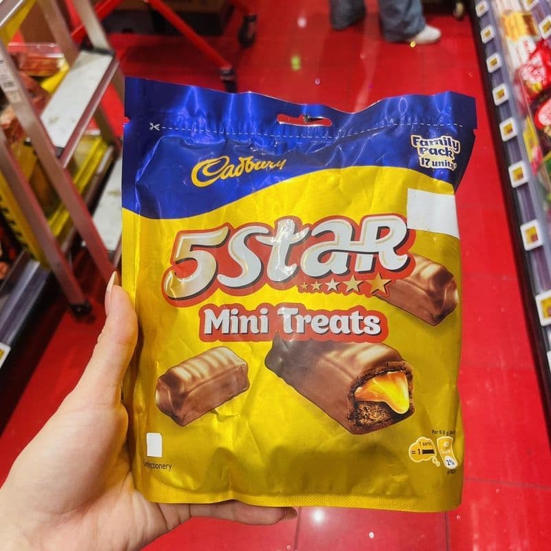 Hong Kong Daigou Importado Cadbury Milk Mini Wafer One Bite Sanduíche Saco de Chocolate 9/3/2
