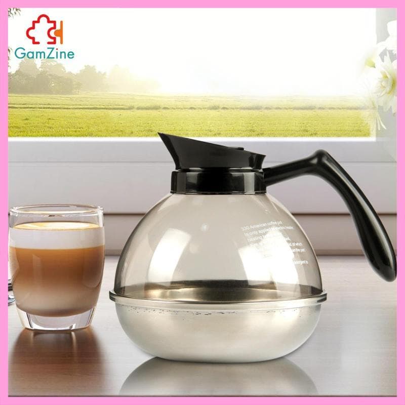 [lzdxwcke2] Chaleira De Café Multiuso De Aço Inoxidável Mini Cafeteira Por Gotejamento Máquina Expresso Para Escritório 