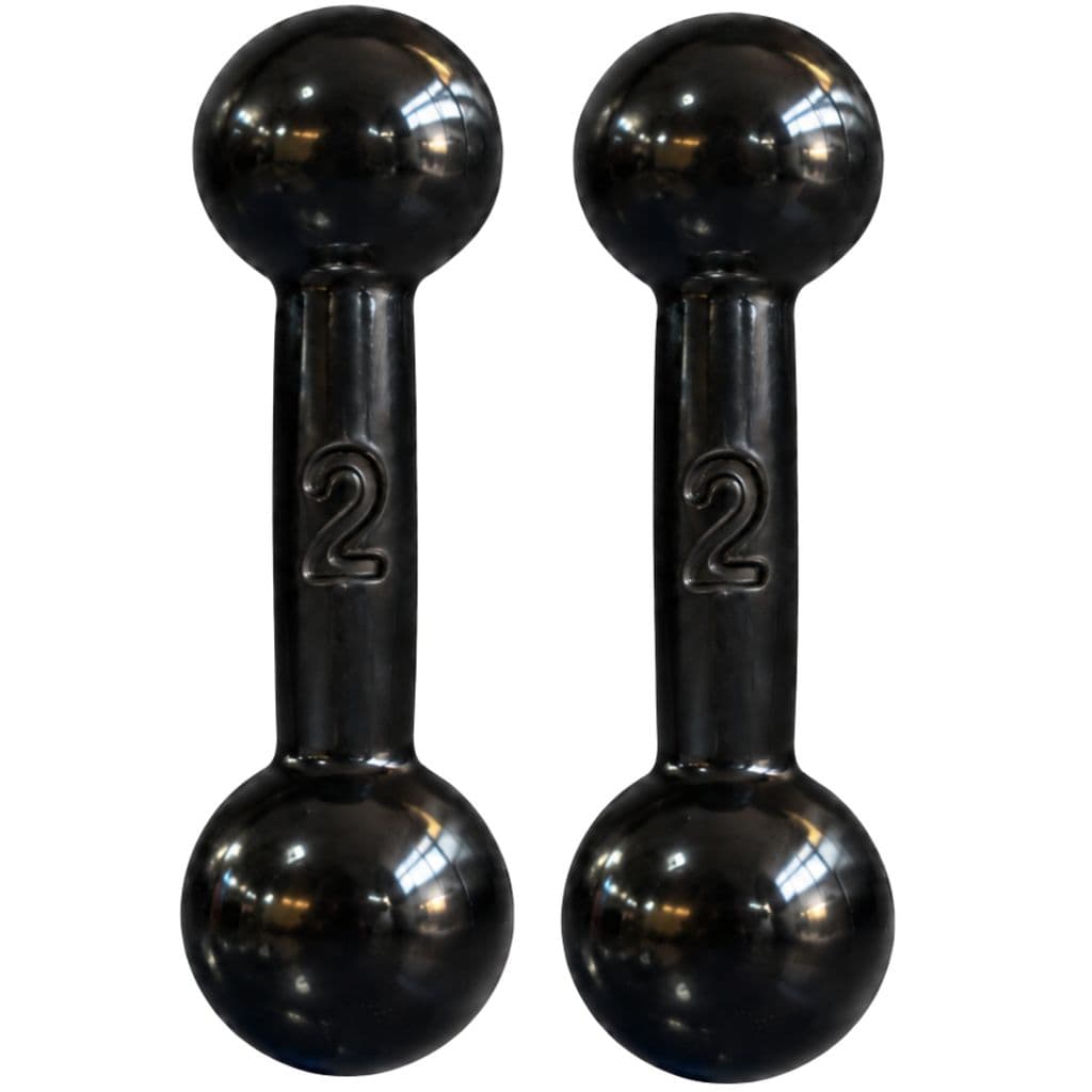 Par Halter Bola Emborrachado 2 kg crossfit Peso Musculação Academia Treino Funcional Fitness Fisioterapia Exercício Casa