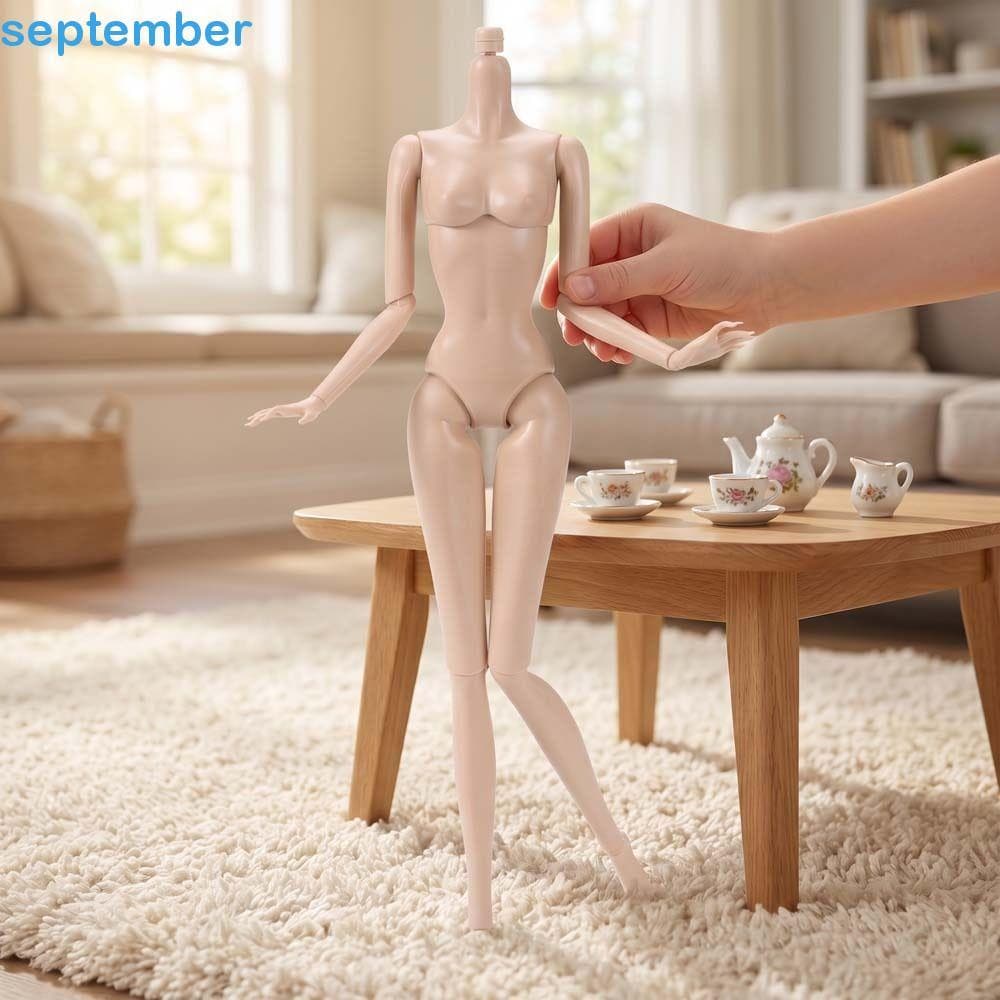 Boneca Super Modelo SEPTEMBERB , Bonecas BJD Nuas Articuladas Removíveis Móveis , Corpo De Figura De Ação De 28 Cm De Su