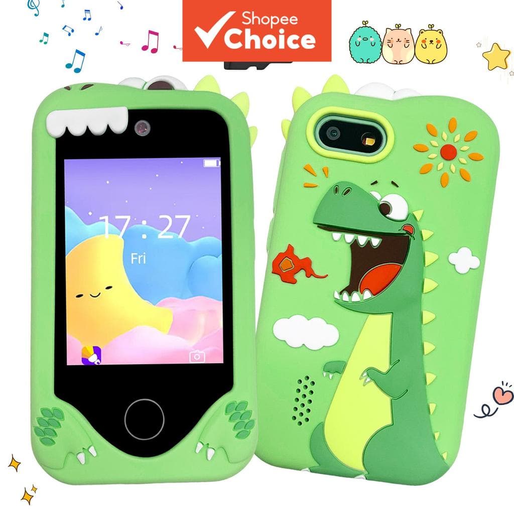Smartphone Infantil, Brinquedo Telefone Educativo com Tela Sensível ao Toque, Jogos e Conteúdo Educativo Integrados,