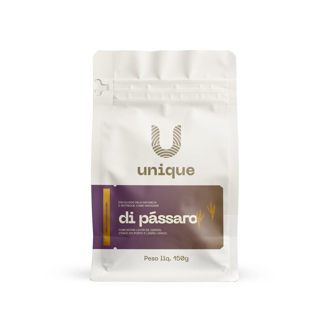 Café Di Pássaro Torrado Em Grãos 100% Arábica 150g Unique