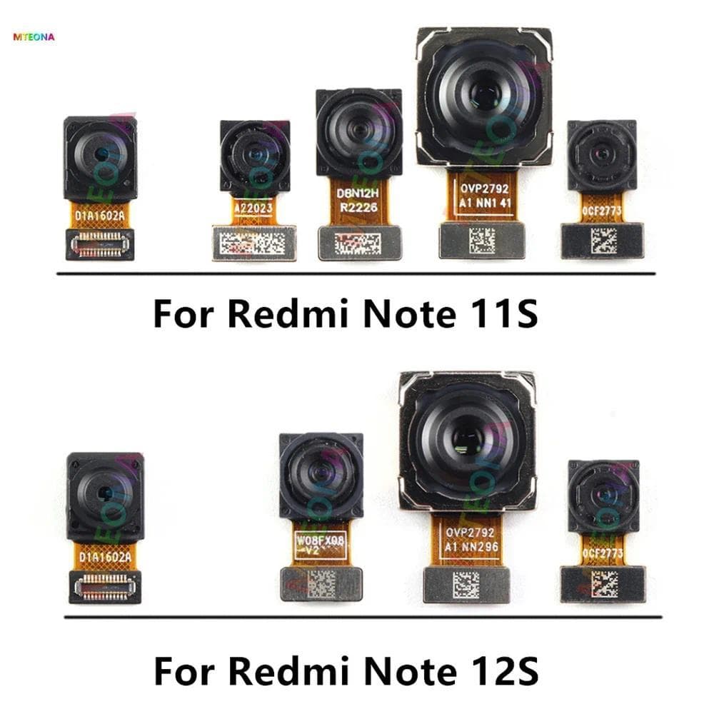 Câmera Traseira Dianteira Para Xiaomi Redmi Note 12S/Nota 11S Módulo De Vista Note11S Substituição Reparo De Smartphone