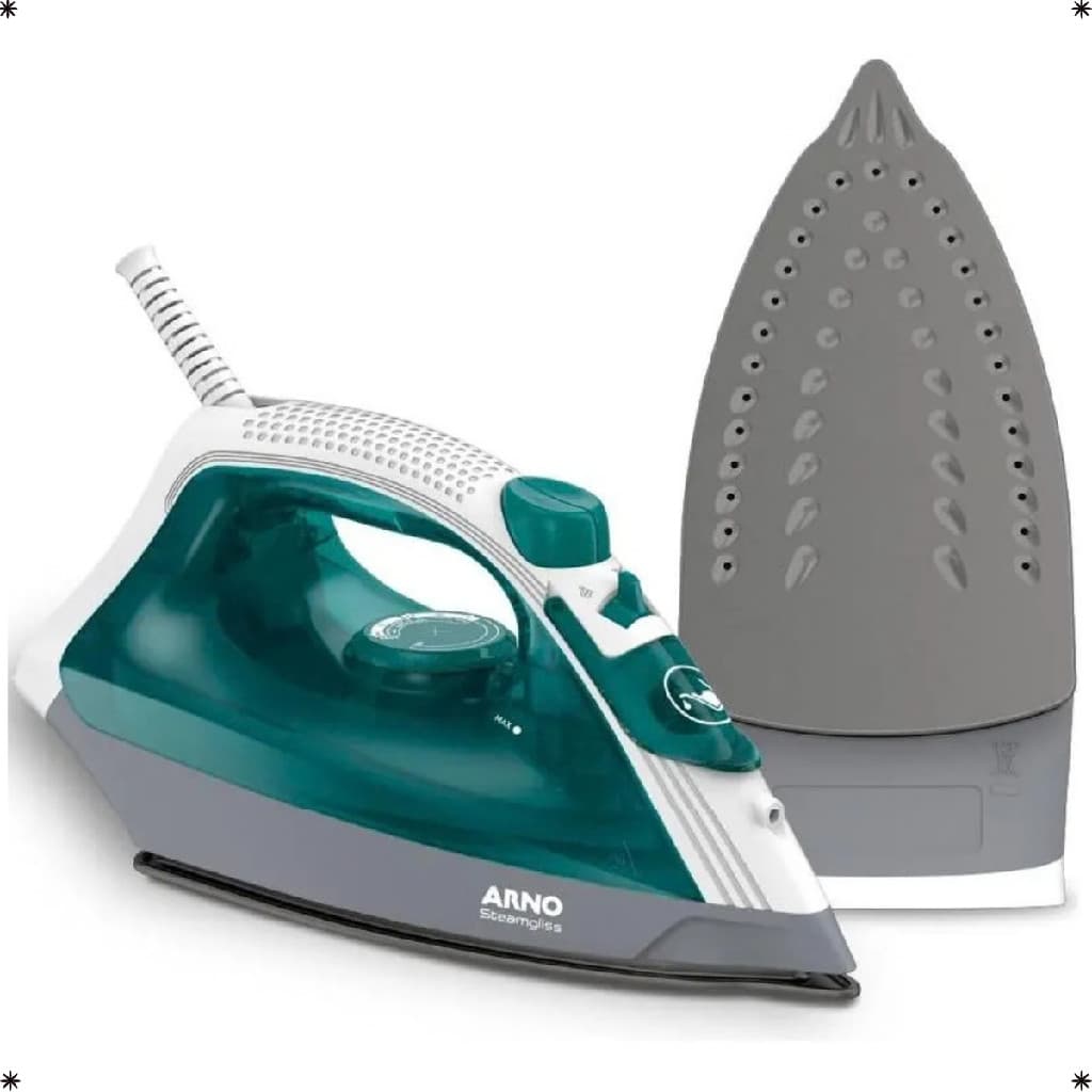 Ferro de Passar Roupas a Vapor Elétrico 127V