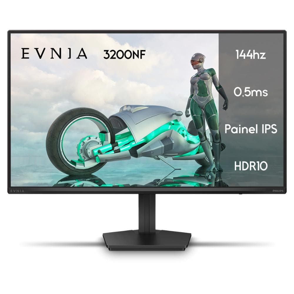 Monitor 24" Gamer Full HD Philips Evnia 24M2N3200NF IPS, 0,5ms, 144Hz, HDR10, Nvidia G-Sync e AMD Freesync