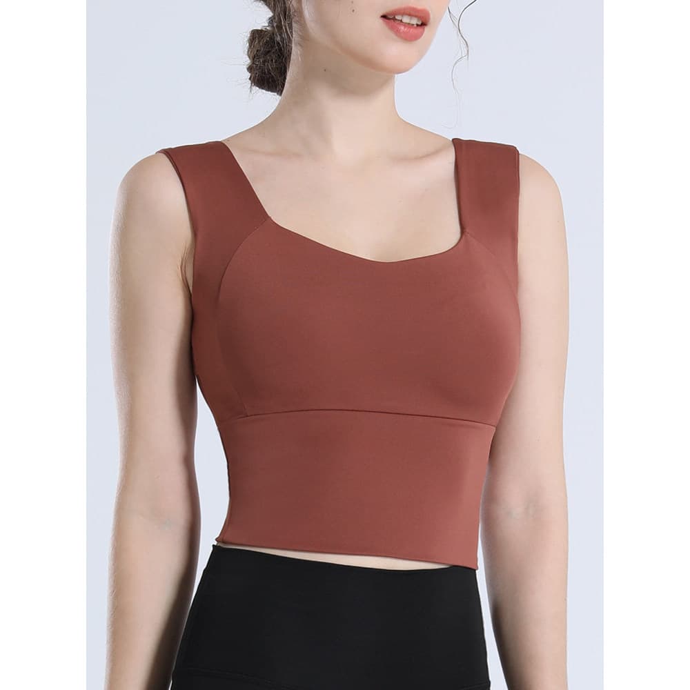 Roupa interior esportiva feminina à prova de choque Anti-flacidez Fitness correndo terno de alta intensidade Yoga Wear c