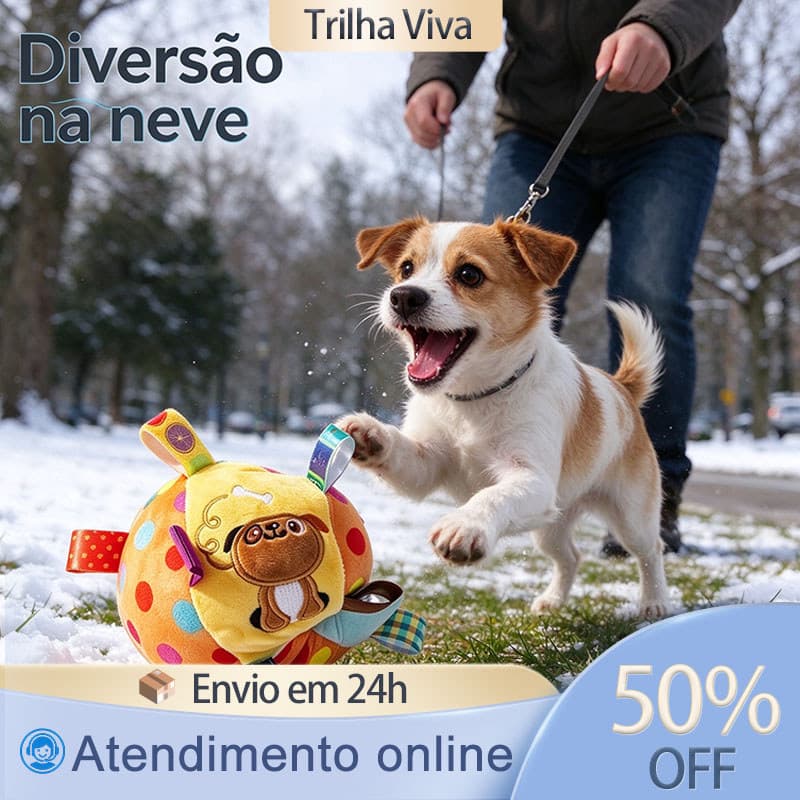 Brinquedo de Pelúcia com Som para Cachorro, Mordedor Macio, Brinquedo Interativo para Divertir e Limpar os Dentes do Pet