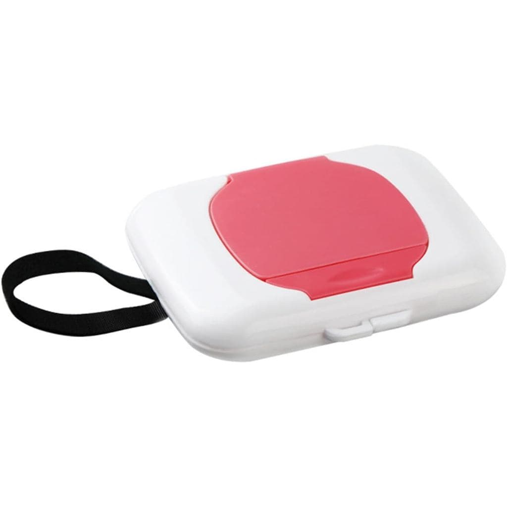 Dispensador Portátil de Lenços Umedecidos para Bebês, Suporte Recarregável para Lenços Umedecidos com Alça e Tampa Selad
