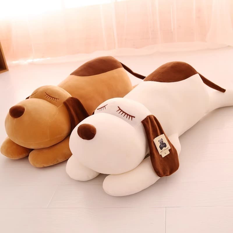 Travesseiro para cachorro, brinquedo de pelúcia para cachorro, decoração de carro, boneca para dormir, presente de anive