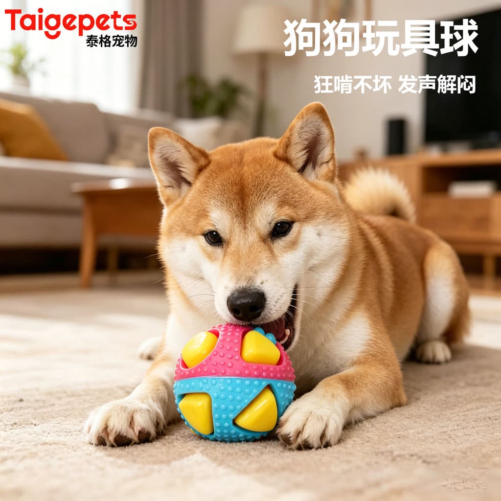 Brinquedo para cachorro, pastor de baile, brinquedo auto-feliz, Labrador, Shiba Inu, treinamento especial, futebol, resi