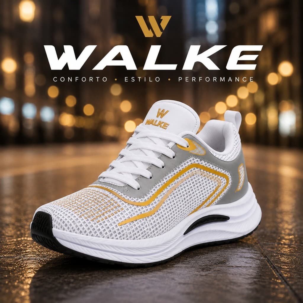 Tênis Masculino e Feminino Casual Esportivo Leve Confortável Caminhada Academia Dia a Dia Walke