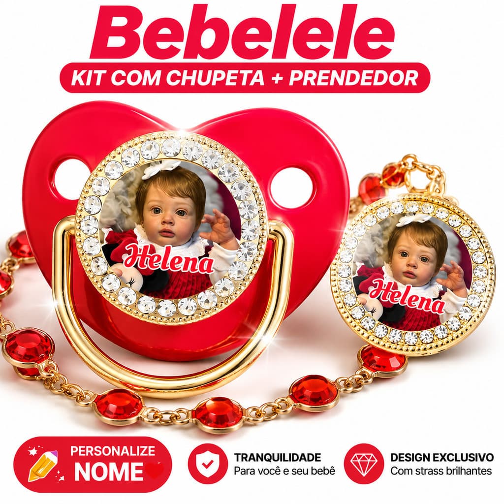 Chupeta para bebês com Foto personalizado do bebê, chupeta de silicone BPA Free &C1G3