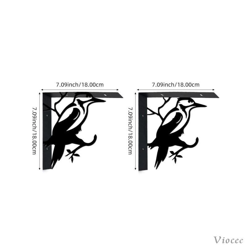 [Viocee] Suporte De Prateleira De Parede Com Recorte Decorativa Suportes Angulares Resistentes Para Artesãos , Proprietá