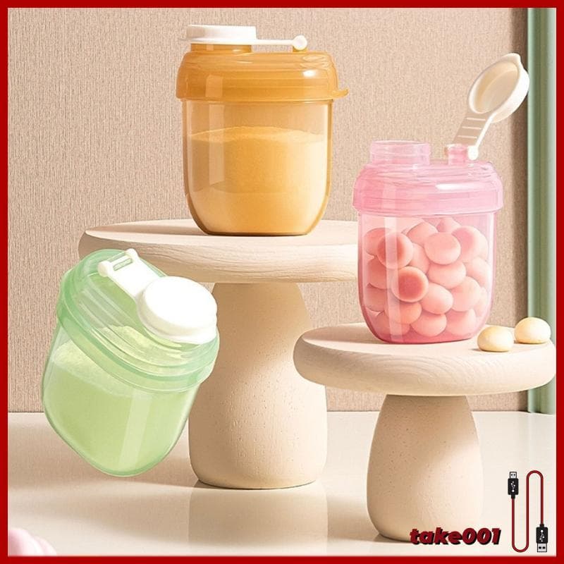 TAKE Espaçoso 90ml Caixa De Armazenamento De Fórmula Infantil Organizador De Leite Em Pó Seguro Para Máquina De Lavar Lo