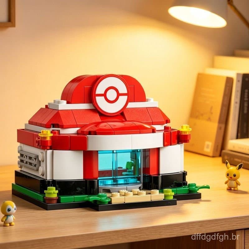 Blocos de Montar Lego Pokémon, Série Co-Branded Pokémon, Jogo Educativo Infantil Pokémon, Presente de Brinquedo para Men