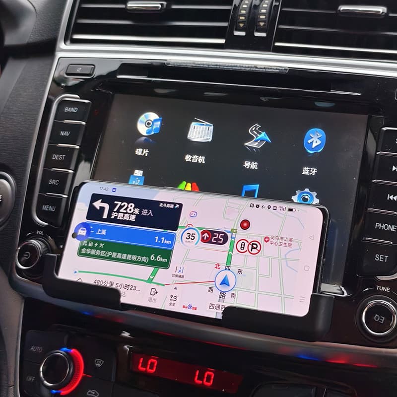Suporte do telefone do carro assento de navegação no carro quadro de suporte pegajoso carro doméstico Universal encosto 
