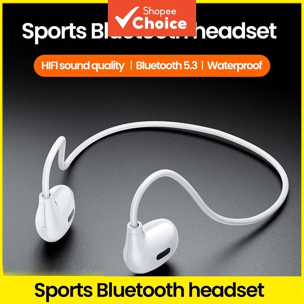 Fones de ouvido esportivos Bluetooth 5.3, sem fio, abertos, condução aérea, som HiFi estéreo, fones de ouvido para