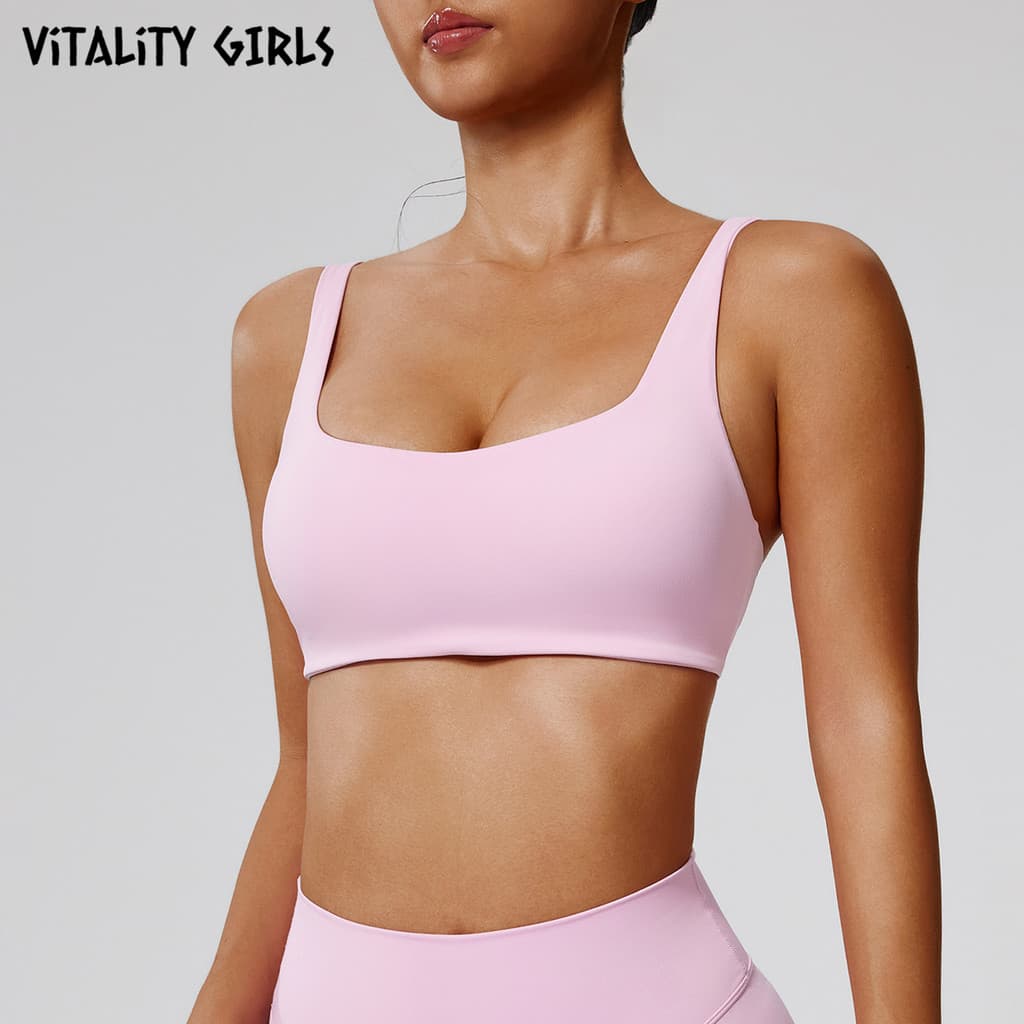 Vitalidade meninas Yoga roupa interior de fitness bela volta nuvem sentir exterior Wear sutiã de fitness feminino esport