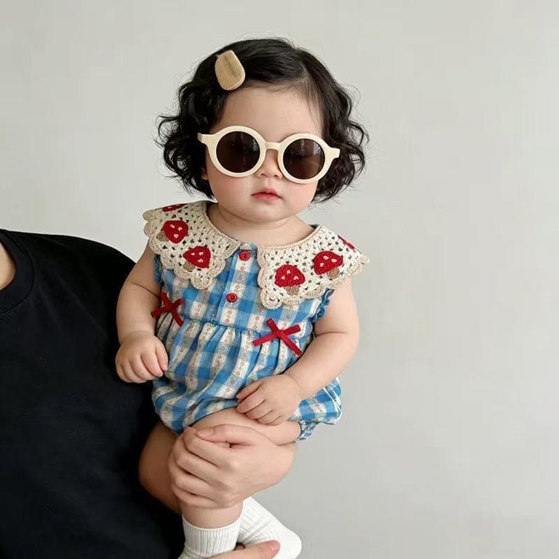Bebê roupas de bebê verão menina bonito saia do bebê macacão estilo fino saia elegante pequeno mês menina macacão