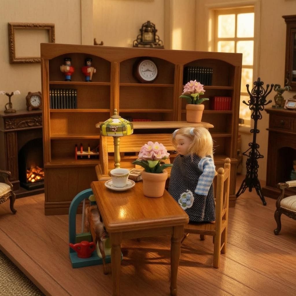 Poseable Figuras De Boneca Em Miniatura Roupas Têxteis Articulado Figura Casa De Bonecas Pessoas Conjunto Imaginativo Ro