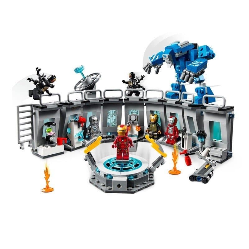 Blocos de Montar de Armadura do Homem de Ferro, Super-Herói da Marvel, Compatíveis com Lego NY5H