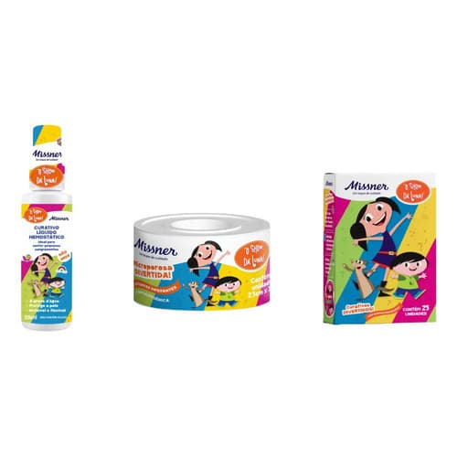 Kit Infantil Curativo Cura Dodói Sem Ardor C/ 1 Kit Missner