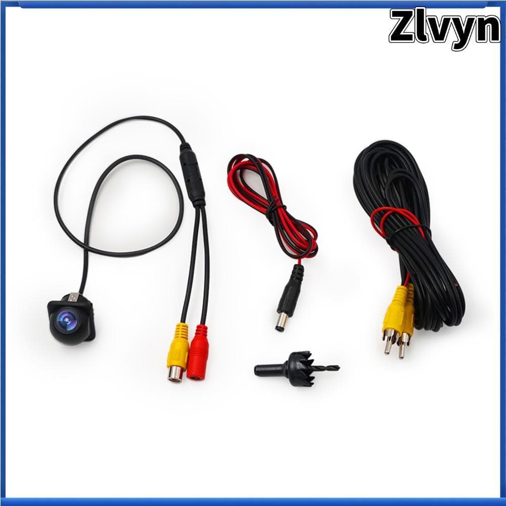 Zlvyn-br Sonew Câmera traseira para carro com visão reversa/revertida para estacionamento Câmera de backup com ângulo
