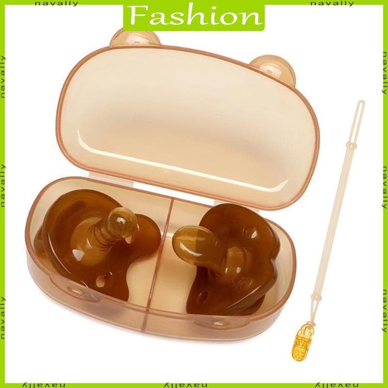 Conjunto Chupetas Infantis nava, Chupeta Silicone Macio Para Recém-Nascidos, Fácil Limpar Bebês 0 A 6 Mese