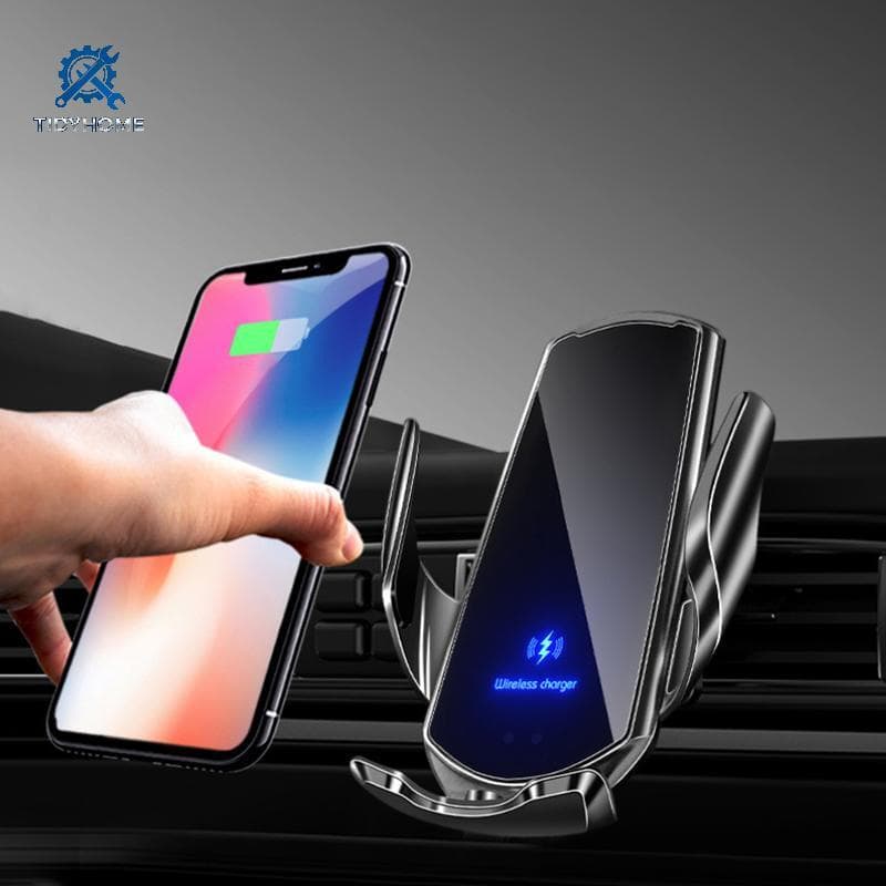 FFBR Sensor Inteligente Carregador Sem Fio Do Telefone Carro 15W Carregamento Rápido Suporte Para O E Todos Permitidos Q