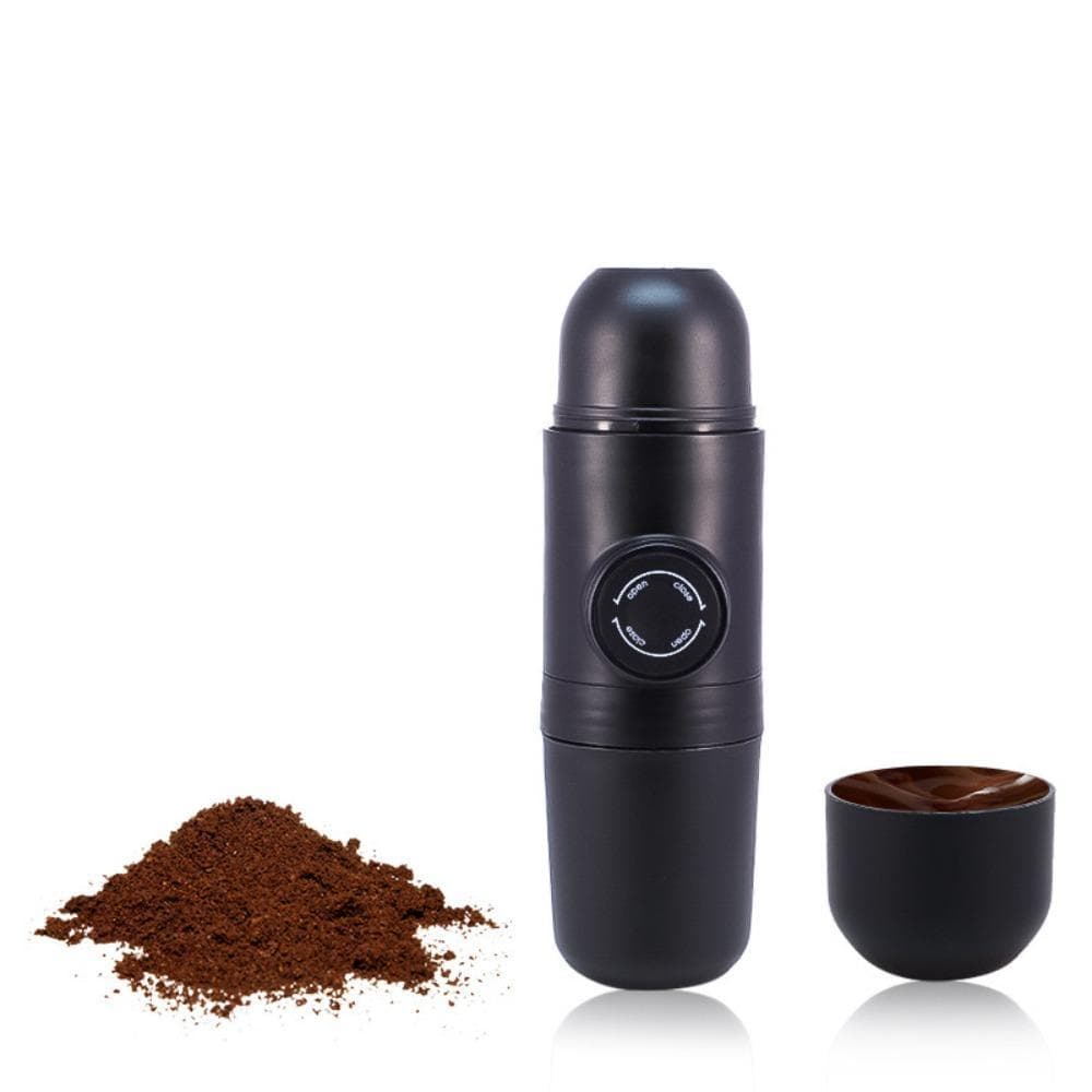 Cafeteira Expresso , Café Manual Para Viagem | Piquenique De Com Cápsula Preta Doméstica 140ml