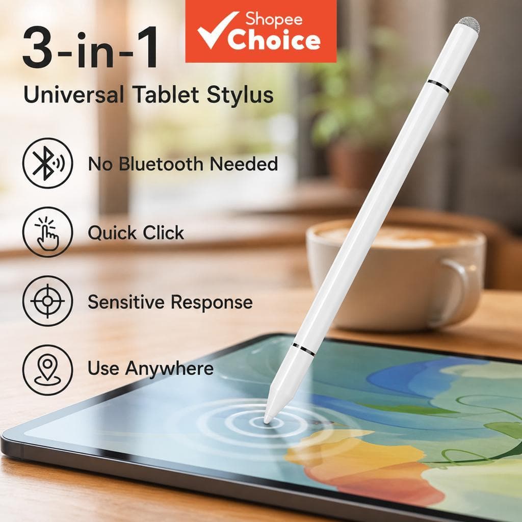 Caneta Stylus Universal Magnética Para Android iOS Tela Touch Capacitiva Para Celular, Tablet, iPhone, iPad, Caneta de