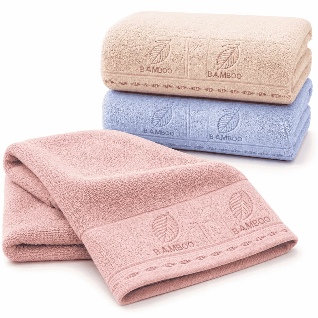 Kit 2 Toalhas de Banho Grandes Macias Alta Absorção Toque Suave Secagem Rápida. 70x140cm