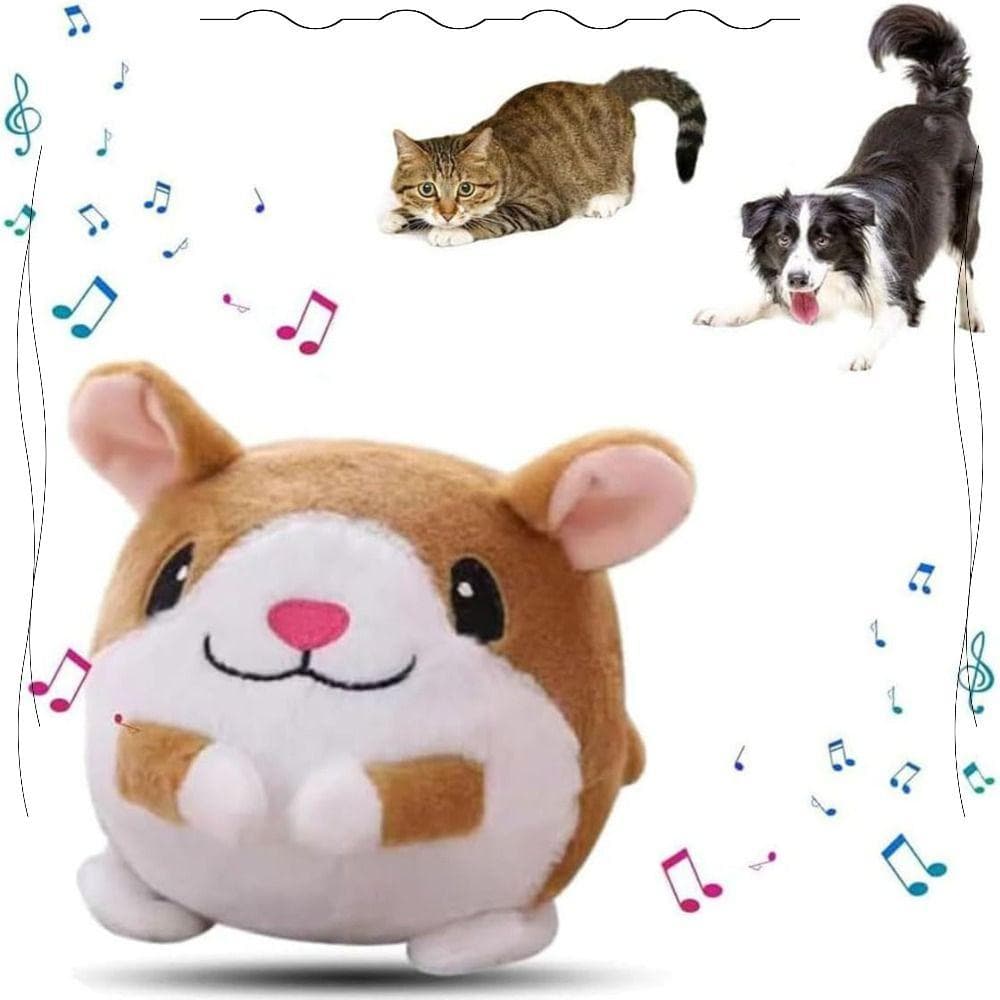 Brinquedo De Dentição De Cachorro , Brinquedos De Mastigar De Pelúcia Estridente , Interativo De Carregamento USB De Vib
