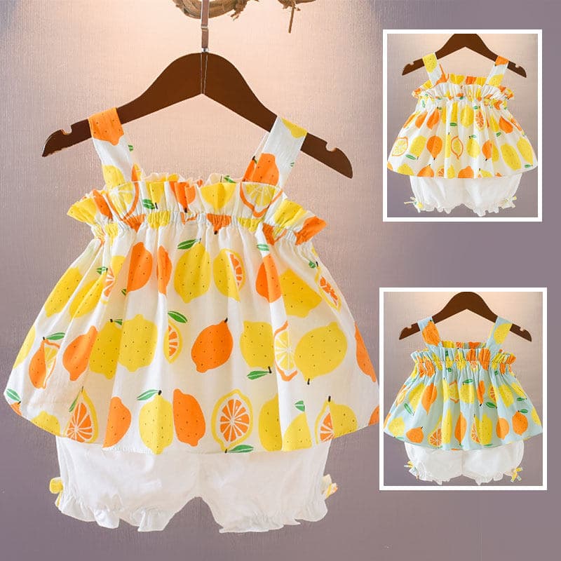 1 ano de idade 3 bebê menina terno menina crianças roupas de verão menina roupas de verão moda terno de duas peças puro 