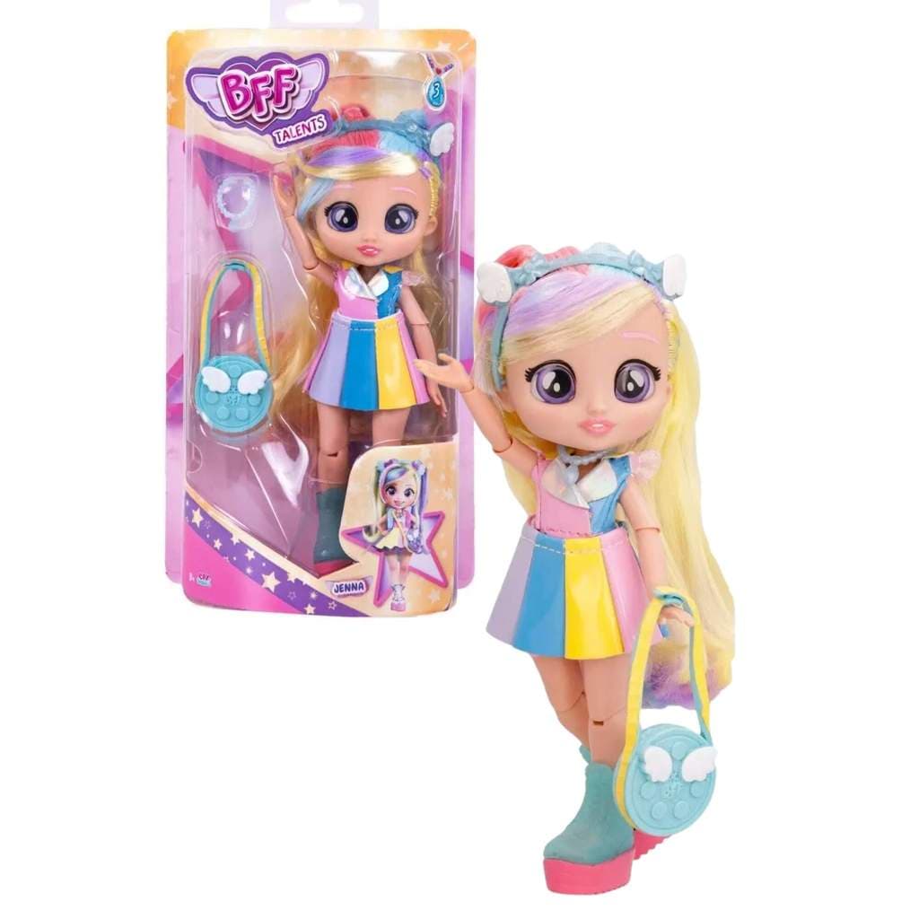 Boneca BFF By Cry Babies Jenna Articulada Brinquedo Multikids BR2353