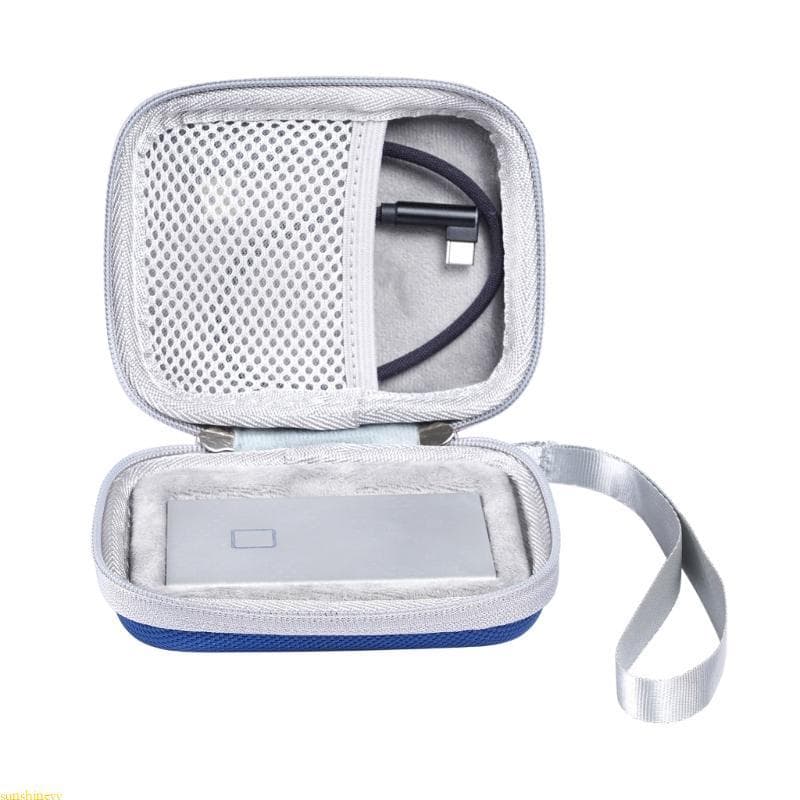 sunshineyy Caixa Rígida Portátil Para T7 T7 touch SSD Externo Bolsa Viagem Armazenamento Protetoras Bol